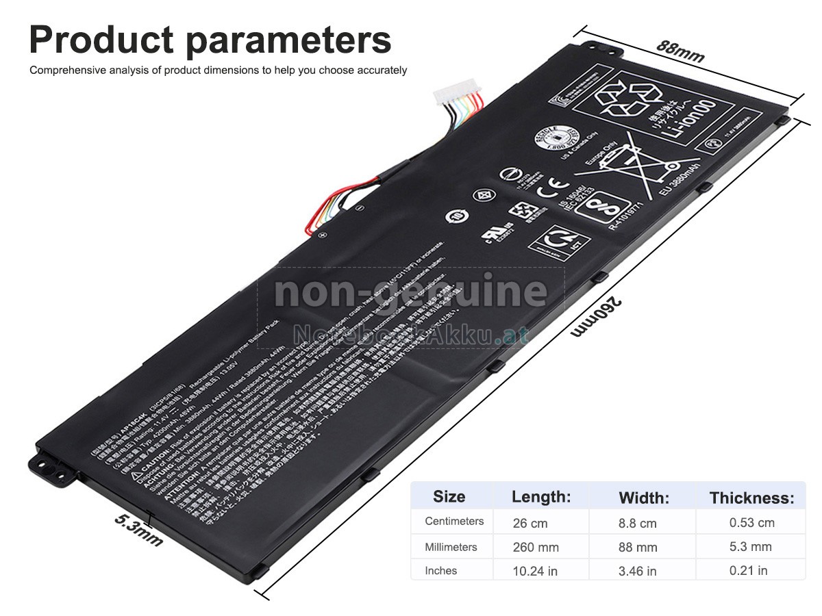 Akku für Acer Aspire 3 A315-44P