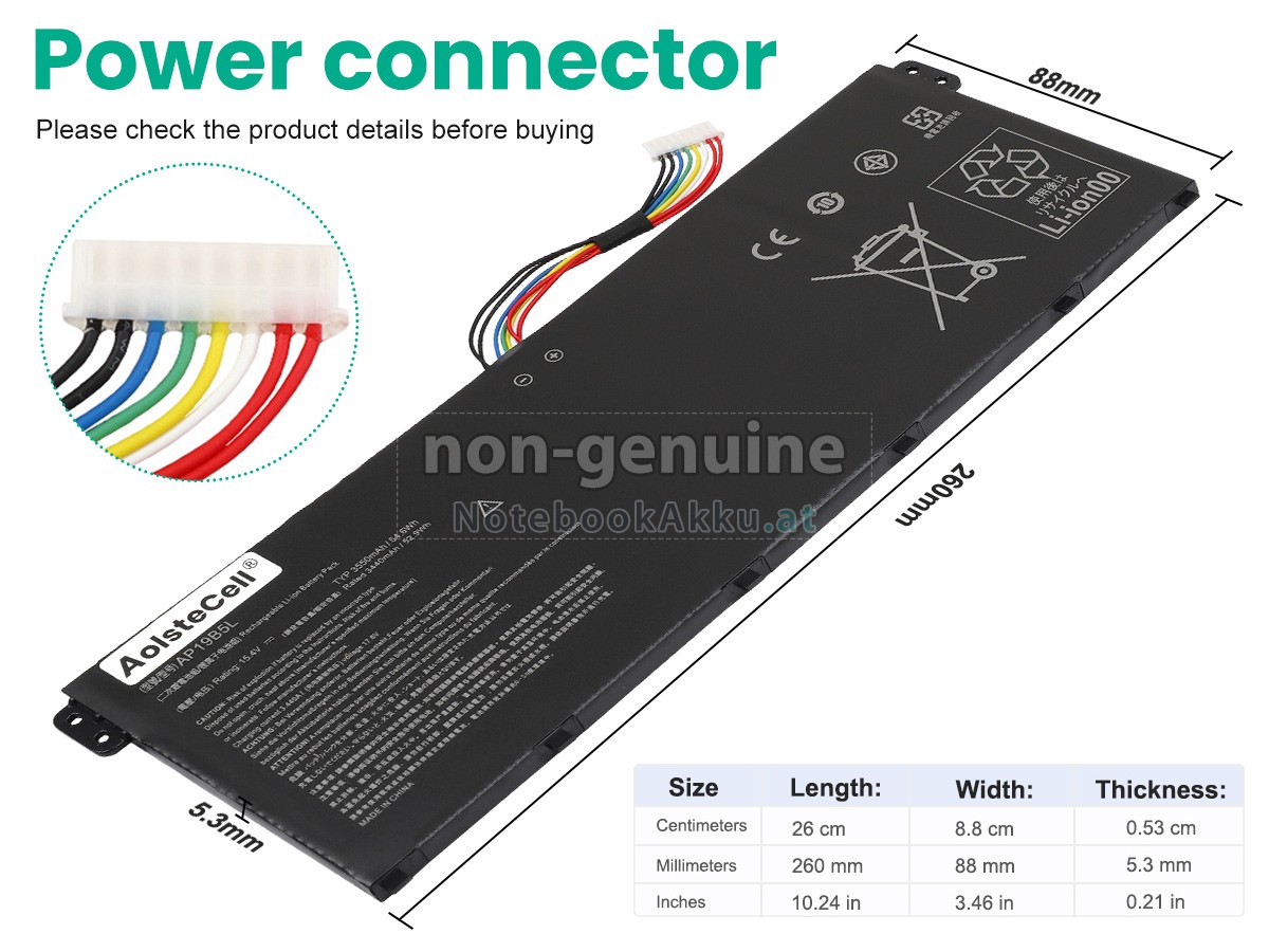 Akku für Acer Aspire 3 A315-58