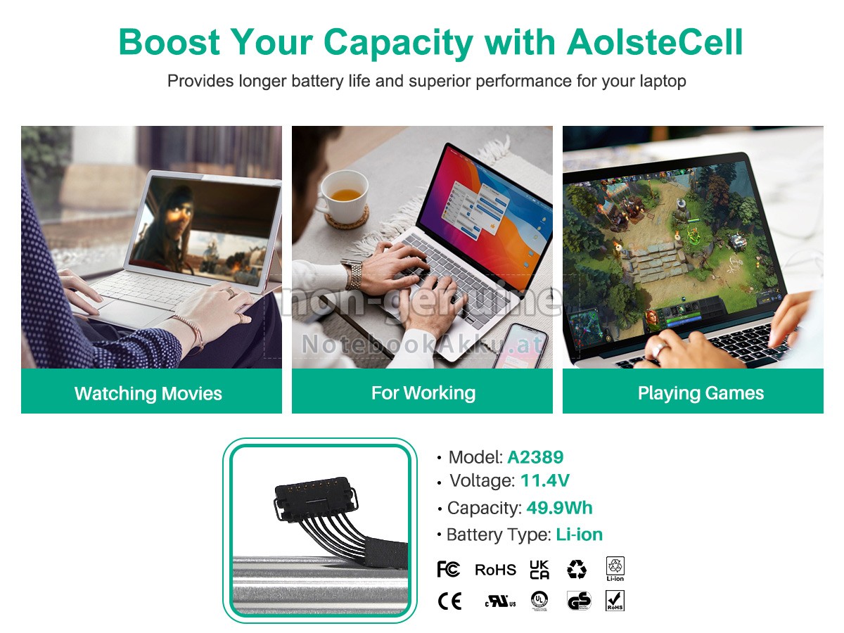 Akku für Apple A2389