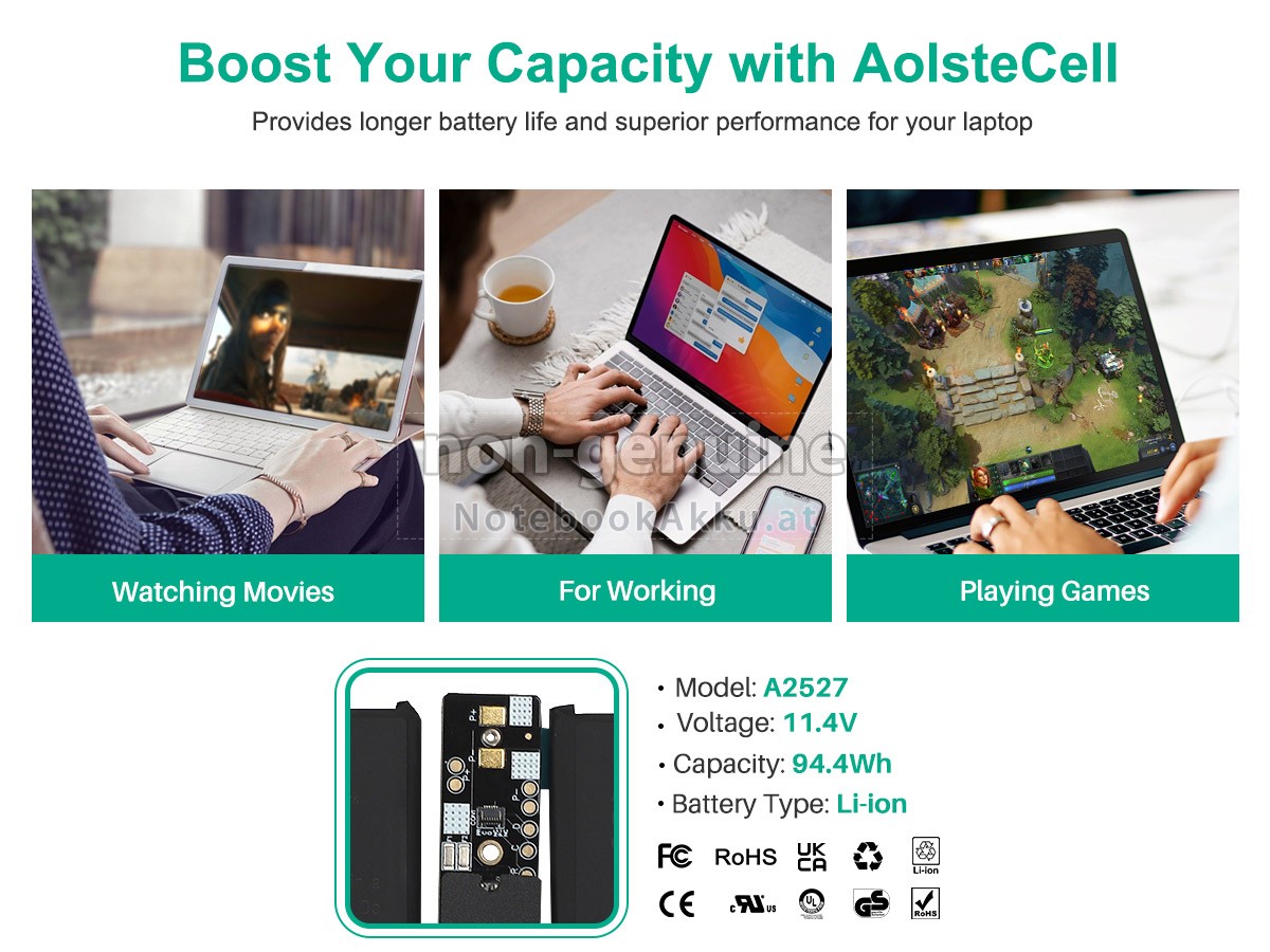 Akku für Apple A2485 EMC 3651