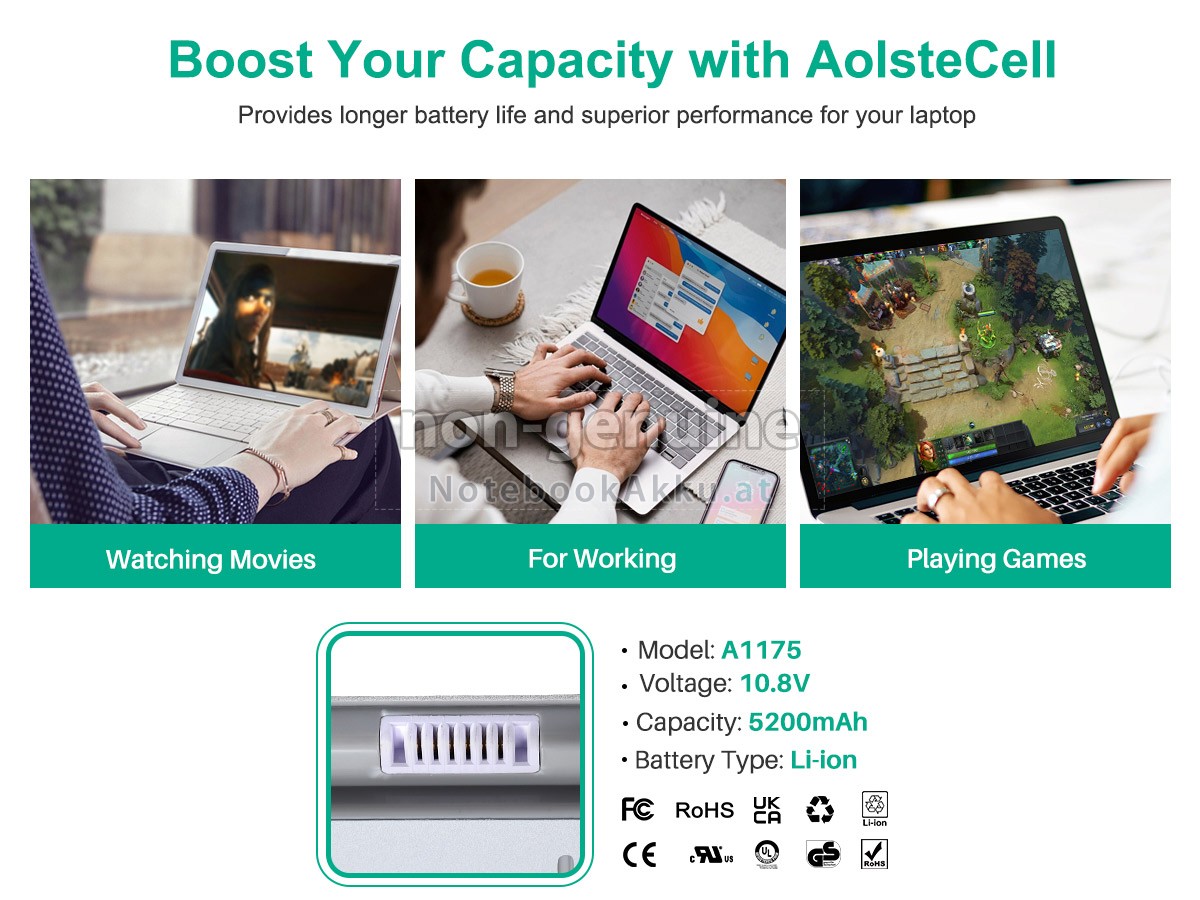 Akku für Apple A1175