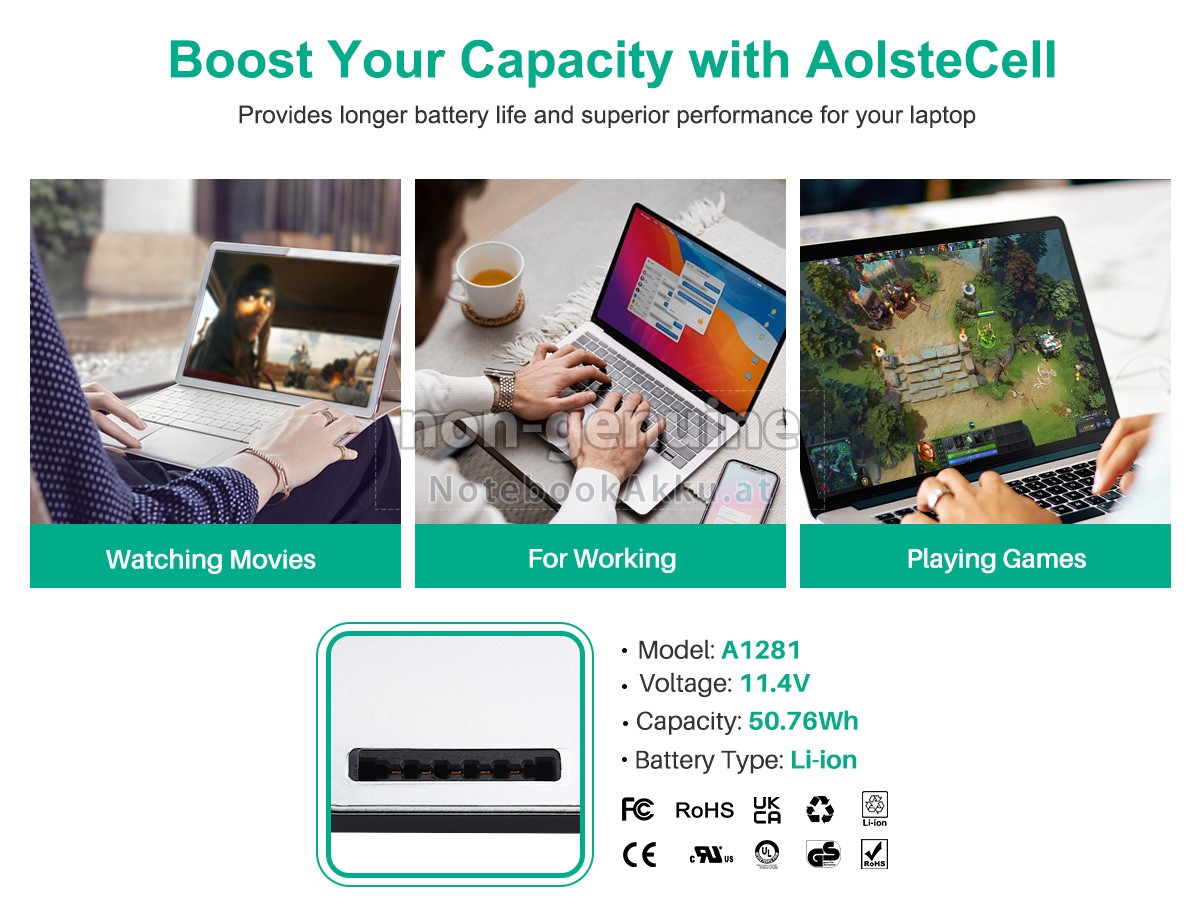 Akku für Apple MB772