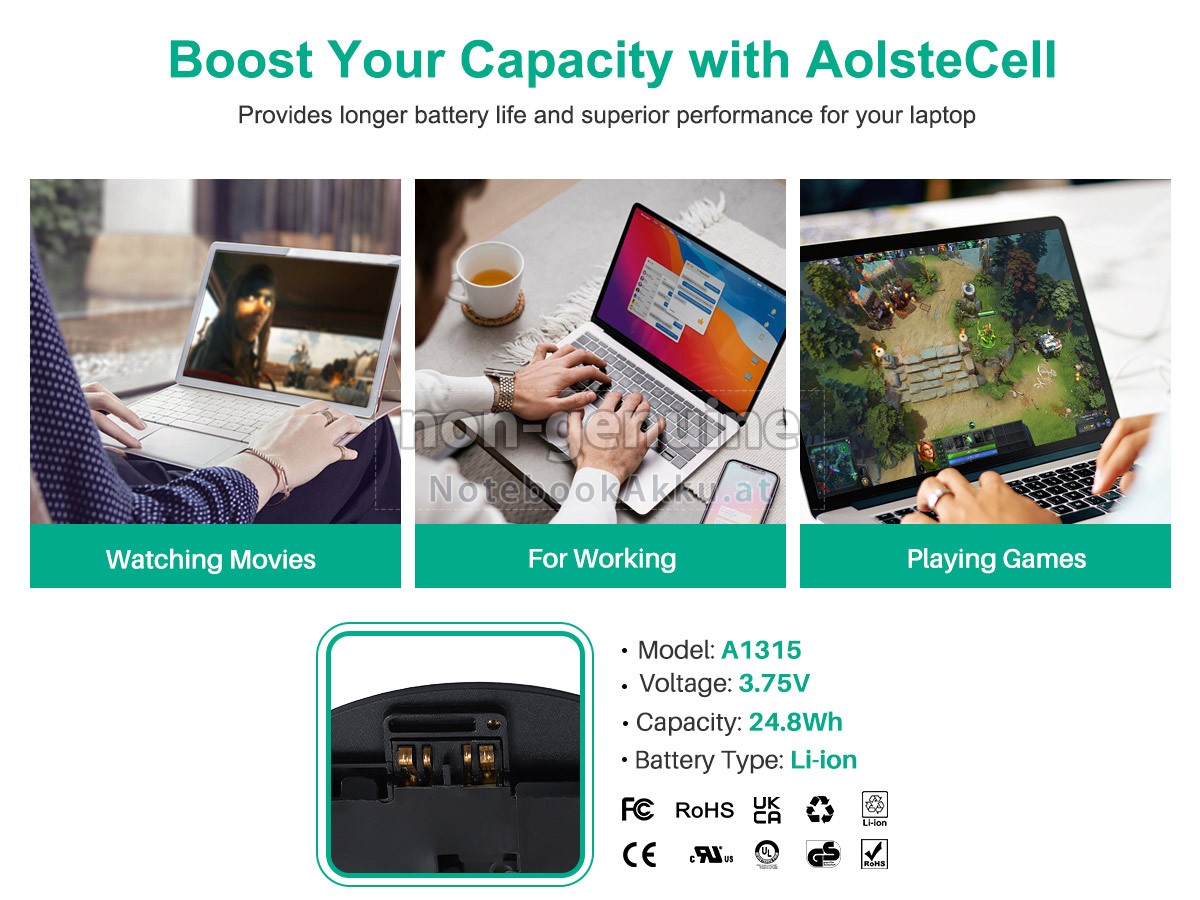 Akku für Apple A1337