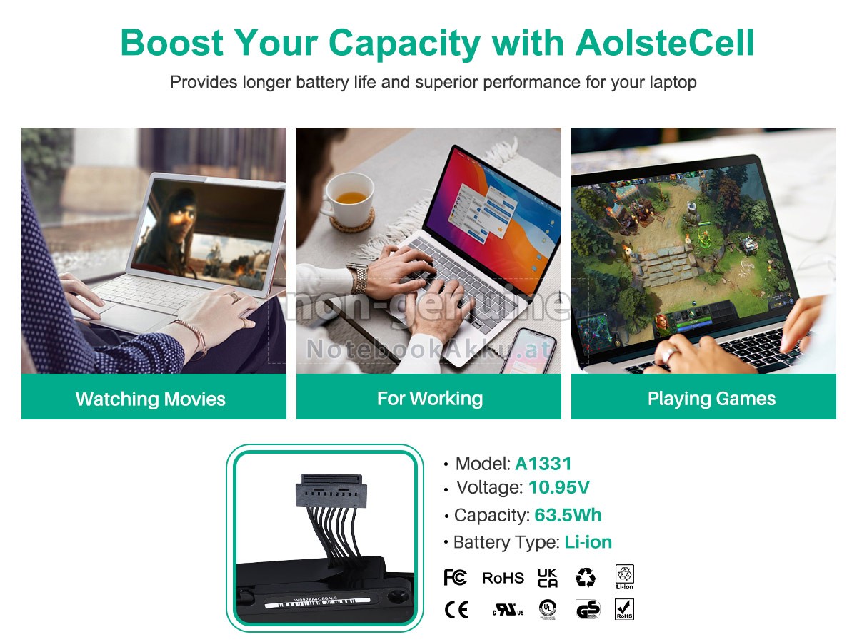 Akku für Apple A1331