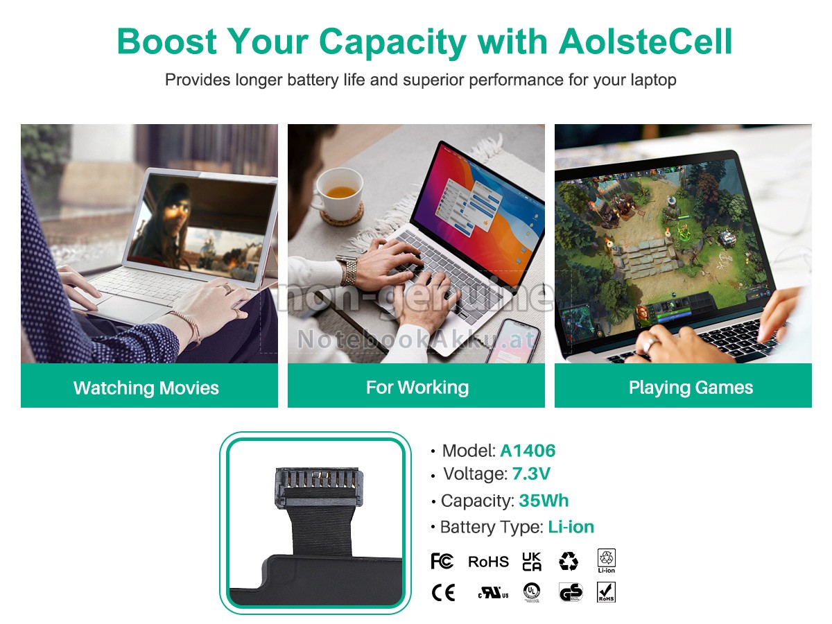 Akku für Apple A1406