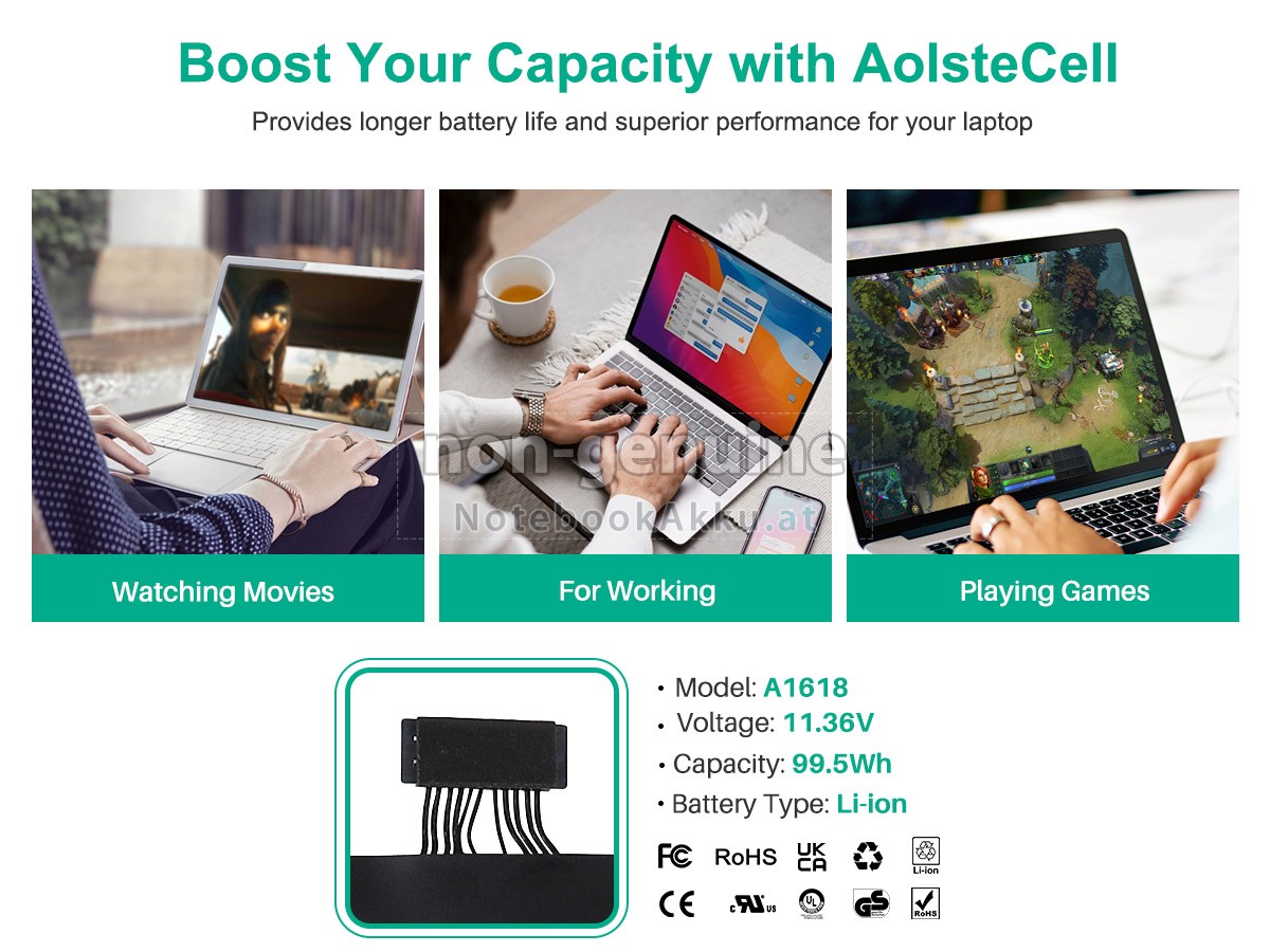 Akku für Apple A1618