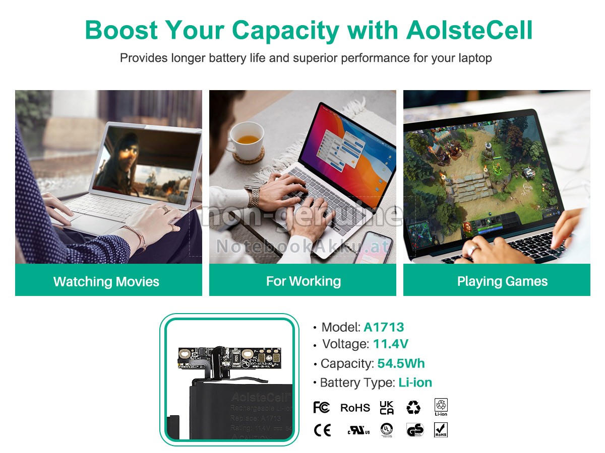 Akku für Apple A1708