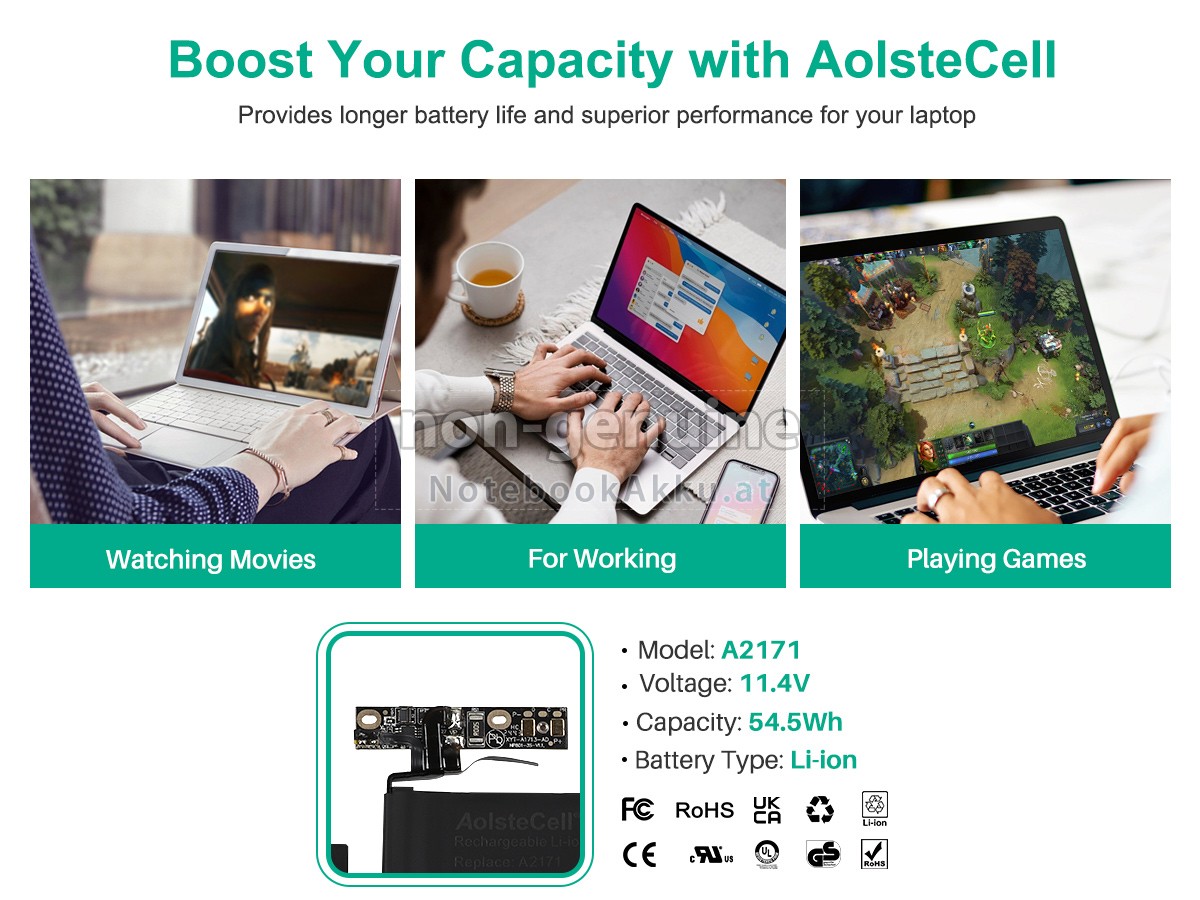 Akku für Apple A2171