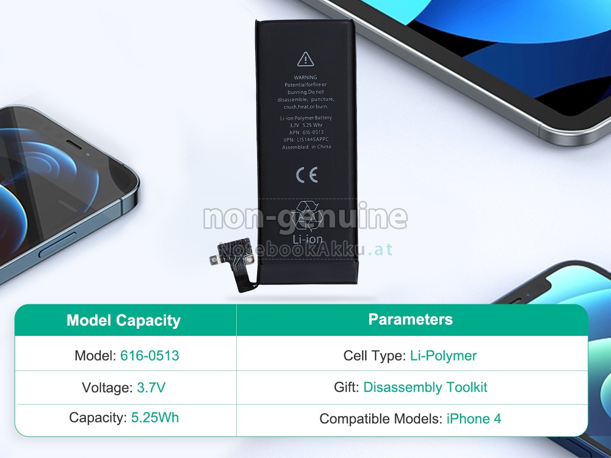 Akku für Apple MC318