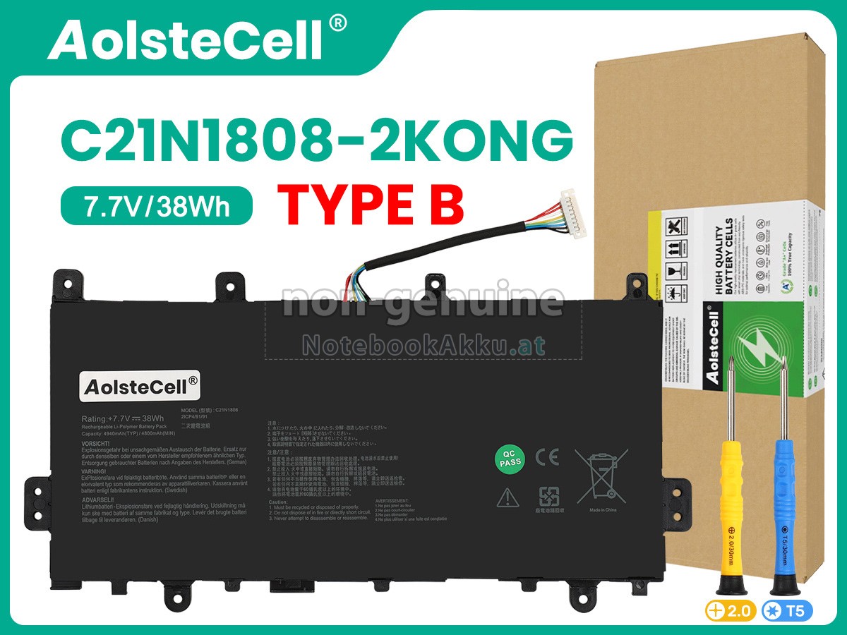 Akku für Asus C21N1808