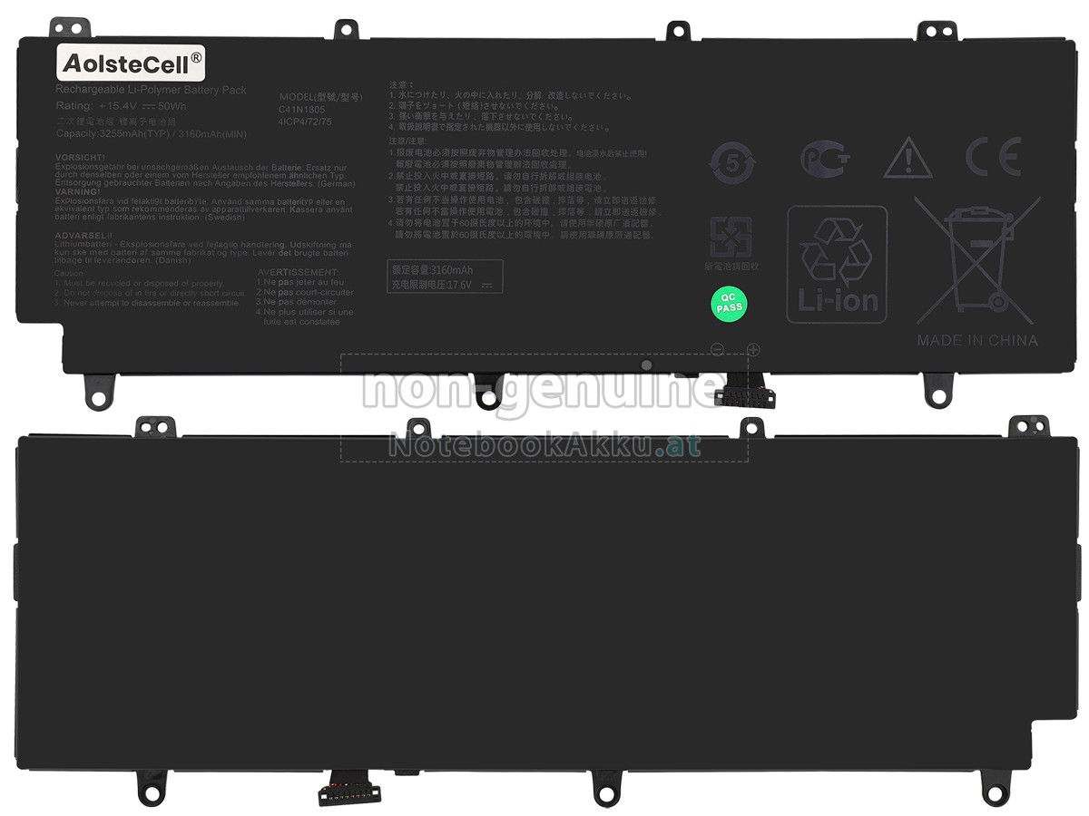 Akku für Asus C41N1805