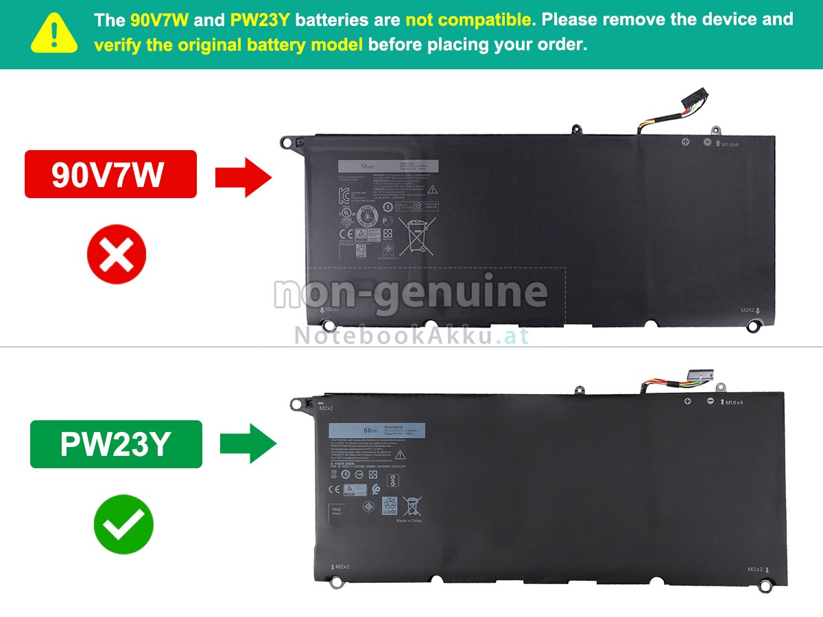 Akku für Dell P54G002