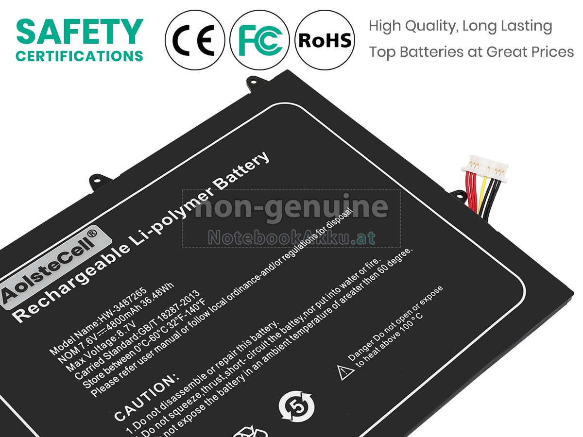 Akku für Jumper TREKSTOR PRIMEBOOK C11