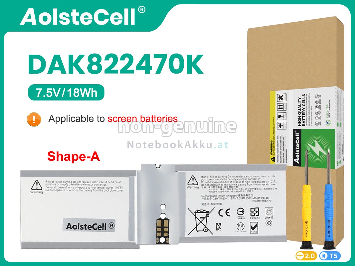 Akku für Microsoft Surface BOOK 2 1832