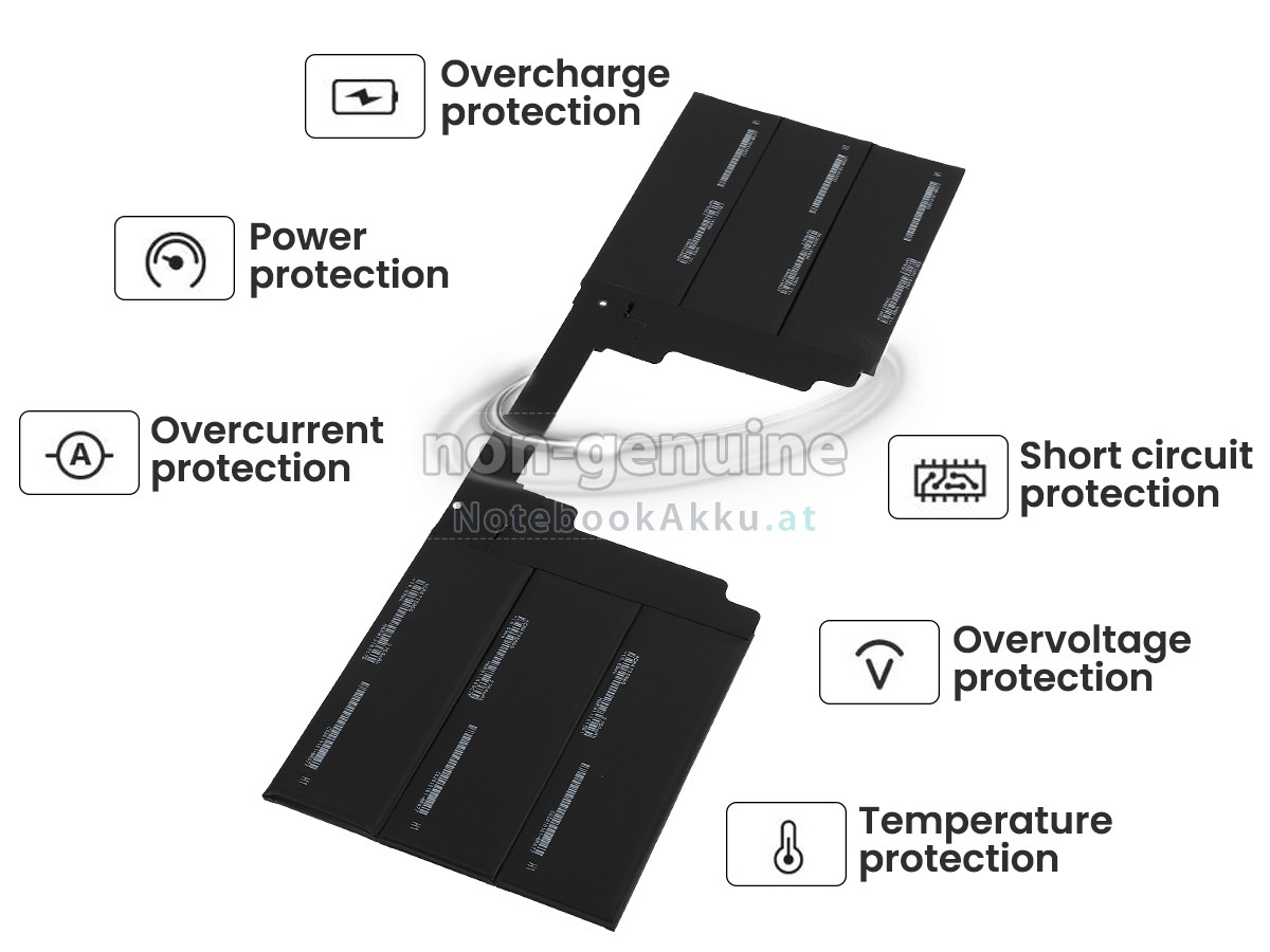 Akku für Microsoft Surface BOOK2 KEYBOARD