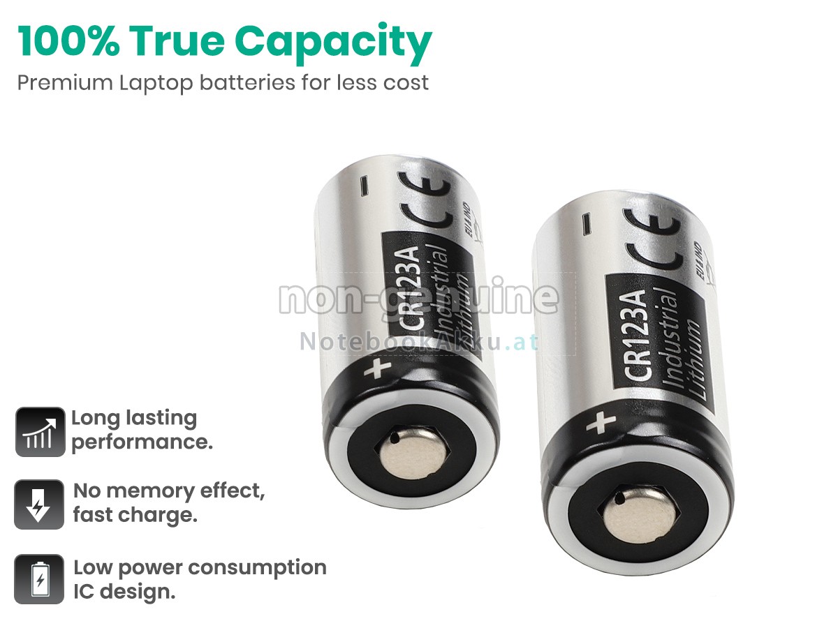 Akku für Panasonic CR123A