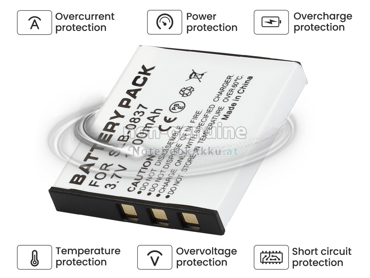 Akku für Samsung SLB-0837