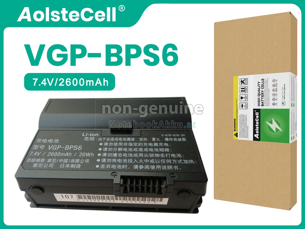 Akku für Sony VGP-BPS6