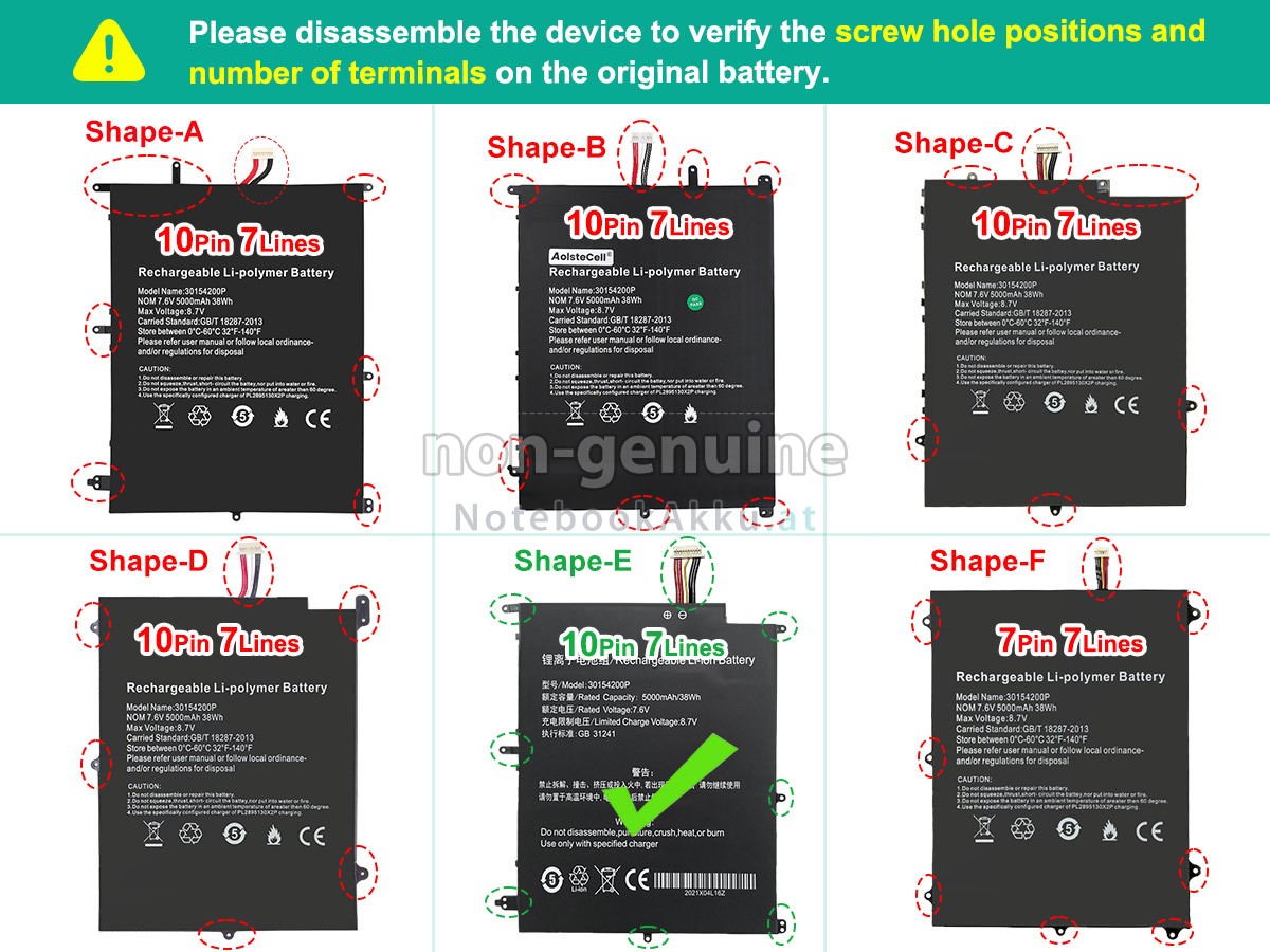 Akku für Teclast 30154200P