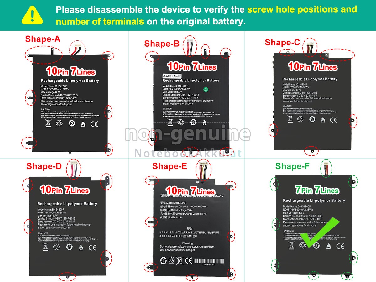 Akku für Teclast 30154200P